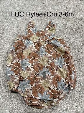 Rylee + Cru Floral Bubble Romper